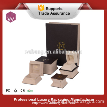 custom brand clear plastic jewelry packaging set box (WH-2229)